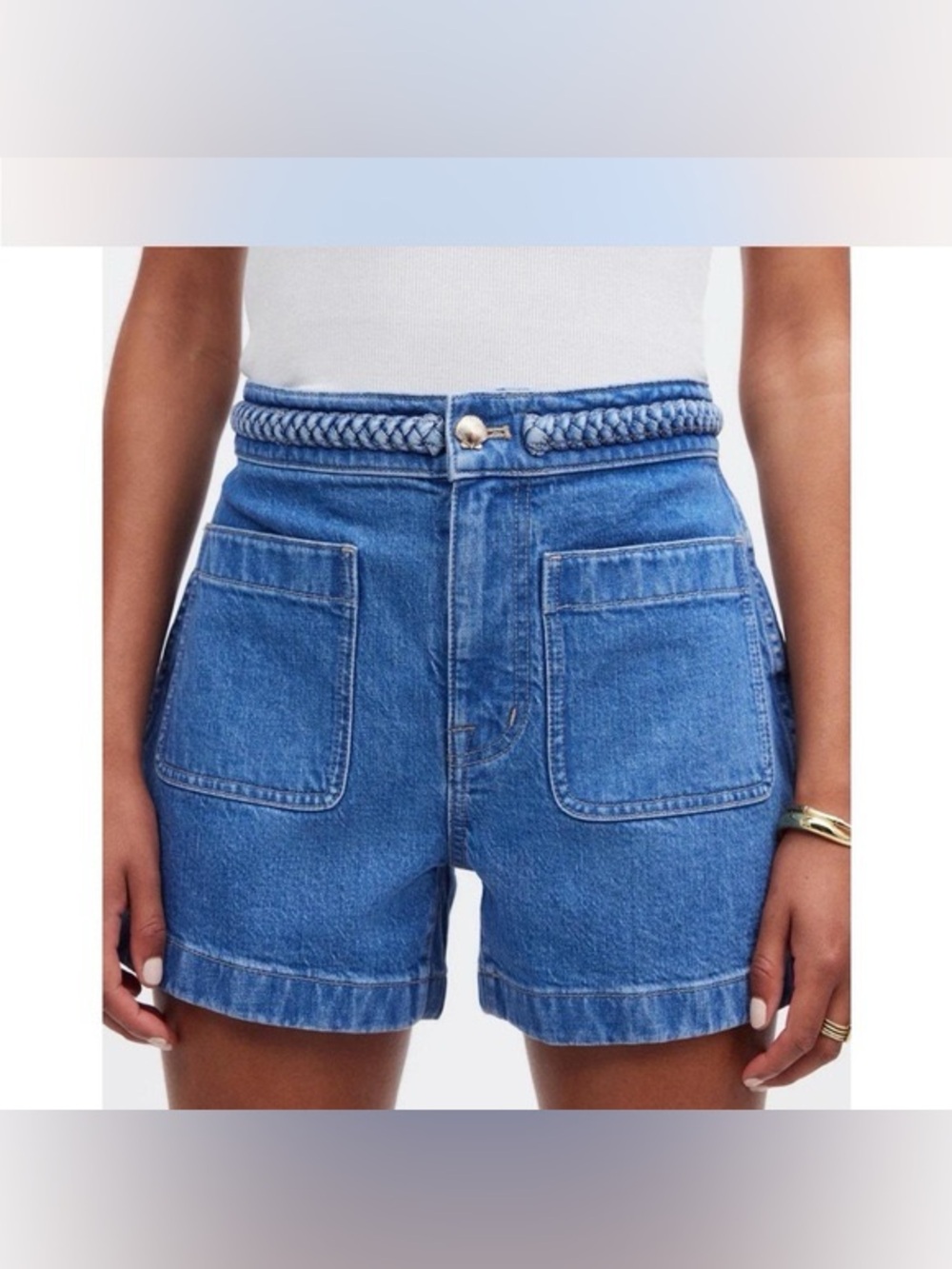 NEW! Madewell x Lisa Says Gah! Denim Emmett Shorts